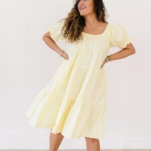 The Stockplace Lemon Cream Dress